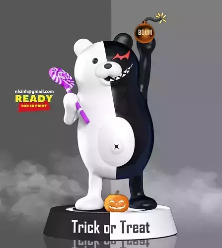 Monokuma - Trick or Treat 3D print model
