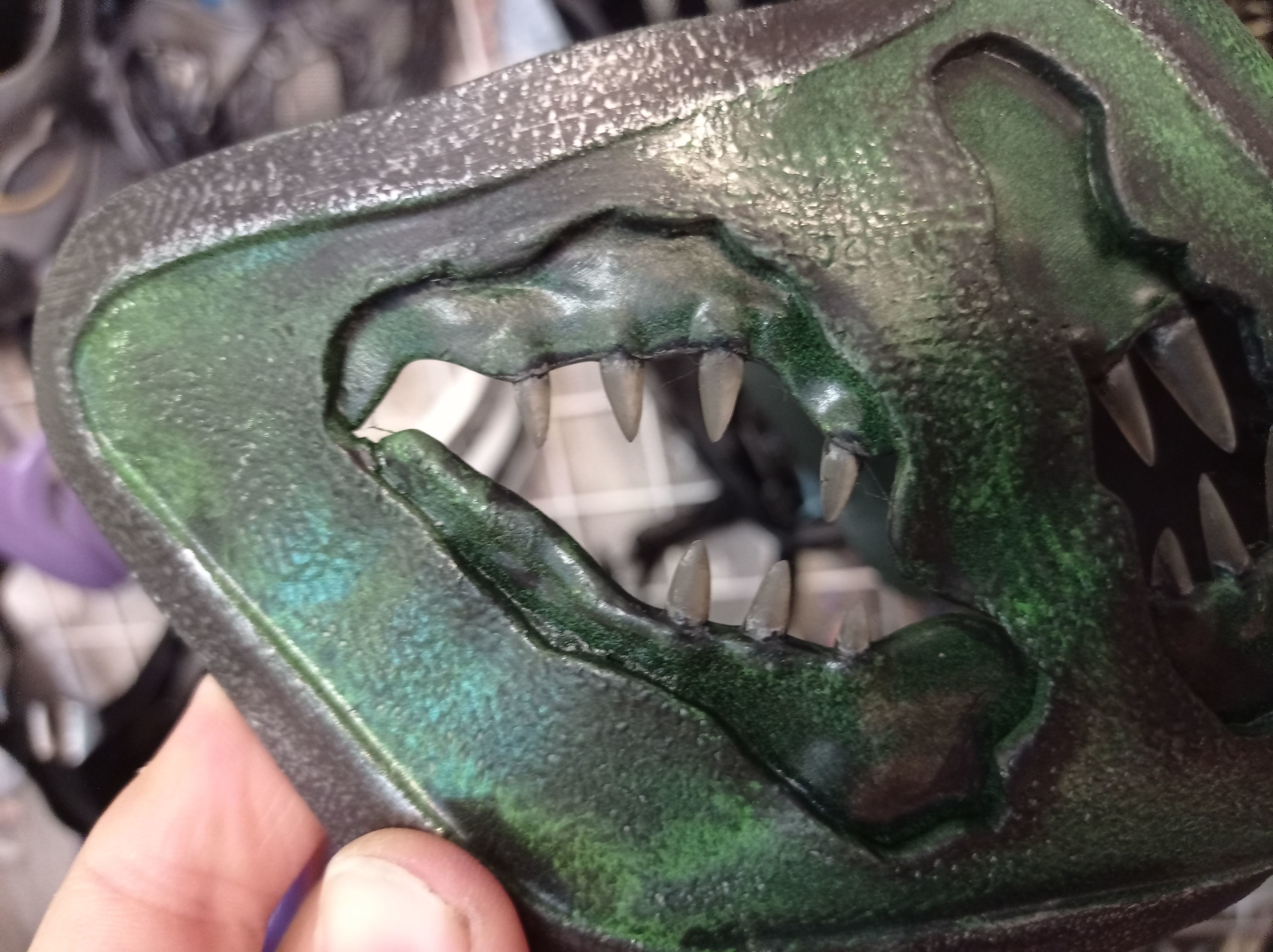 Reptile mask from Mortal Kombat 3D print model_5