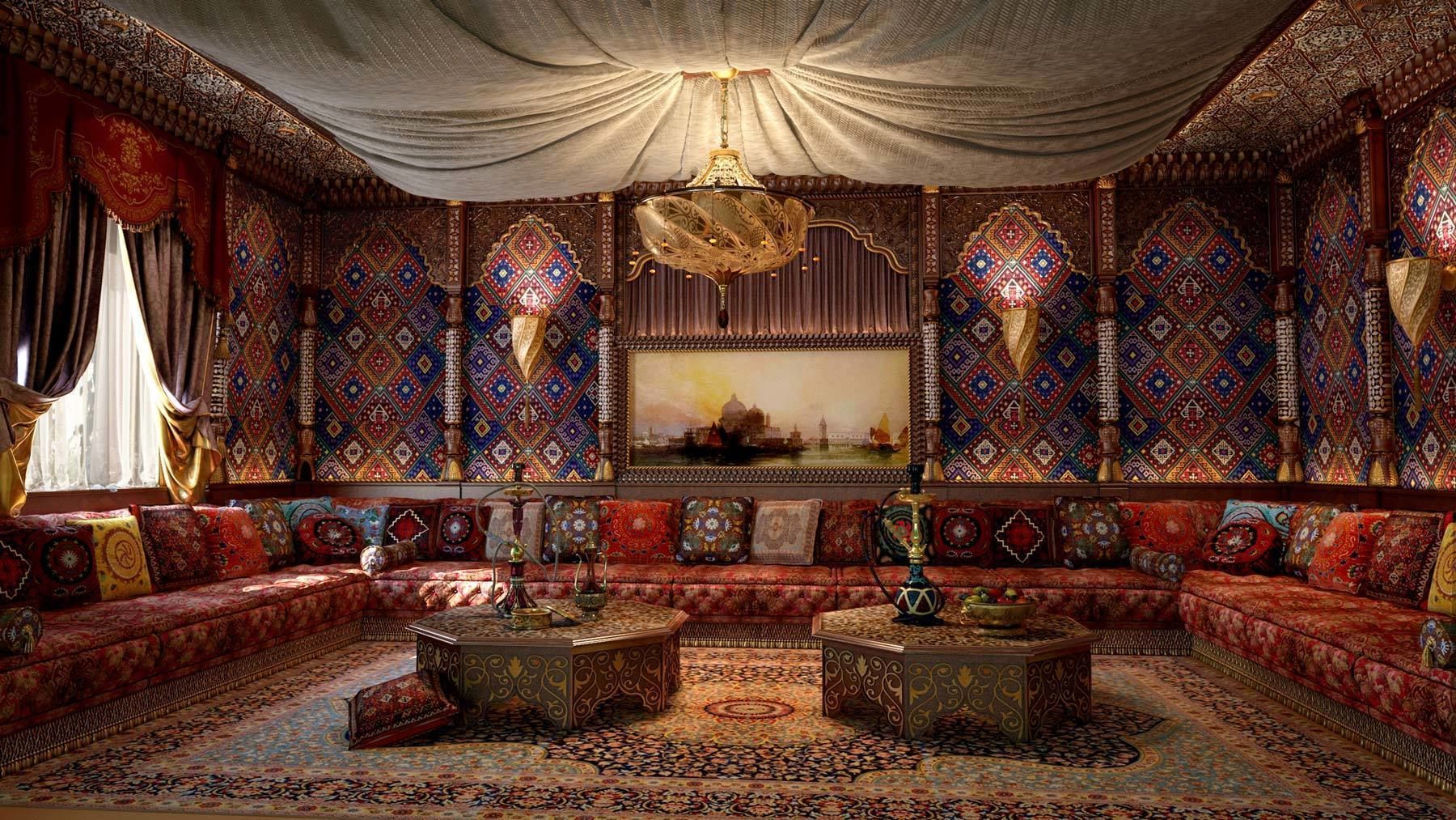 Arabic Frame Picture Eastern big picture 3D model_2