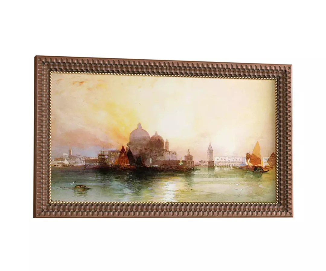 Arabic Frame Picture Eastern big picture 3D model_0