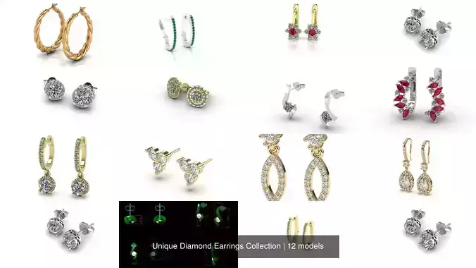 Unique Diamond Earrings Collection 