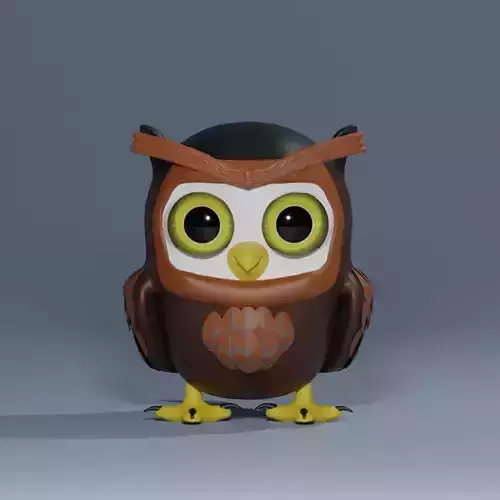 Cartoonish Owl
