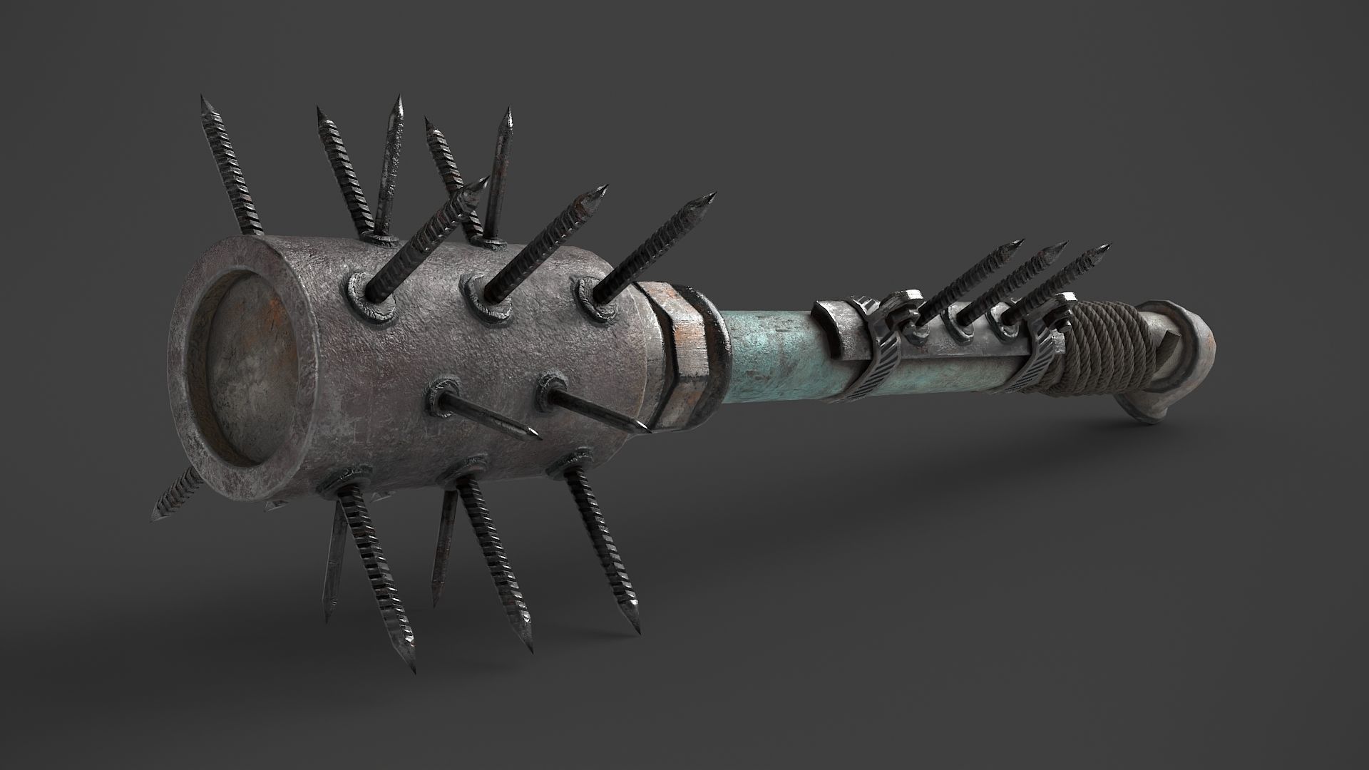 Modifiable Strike Weapon 05 Low-poly 3D model_3