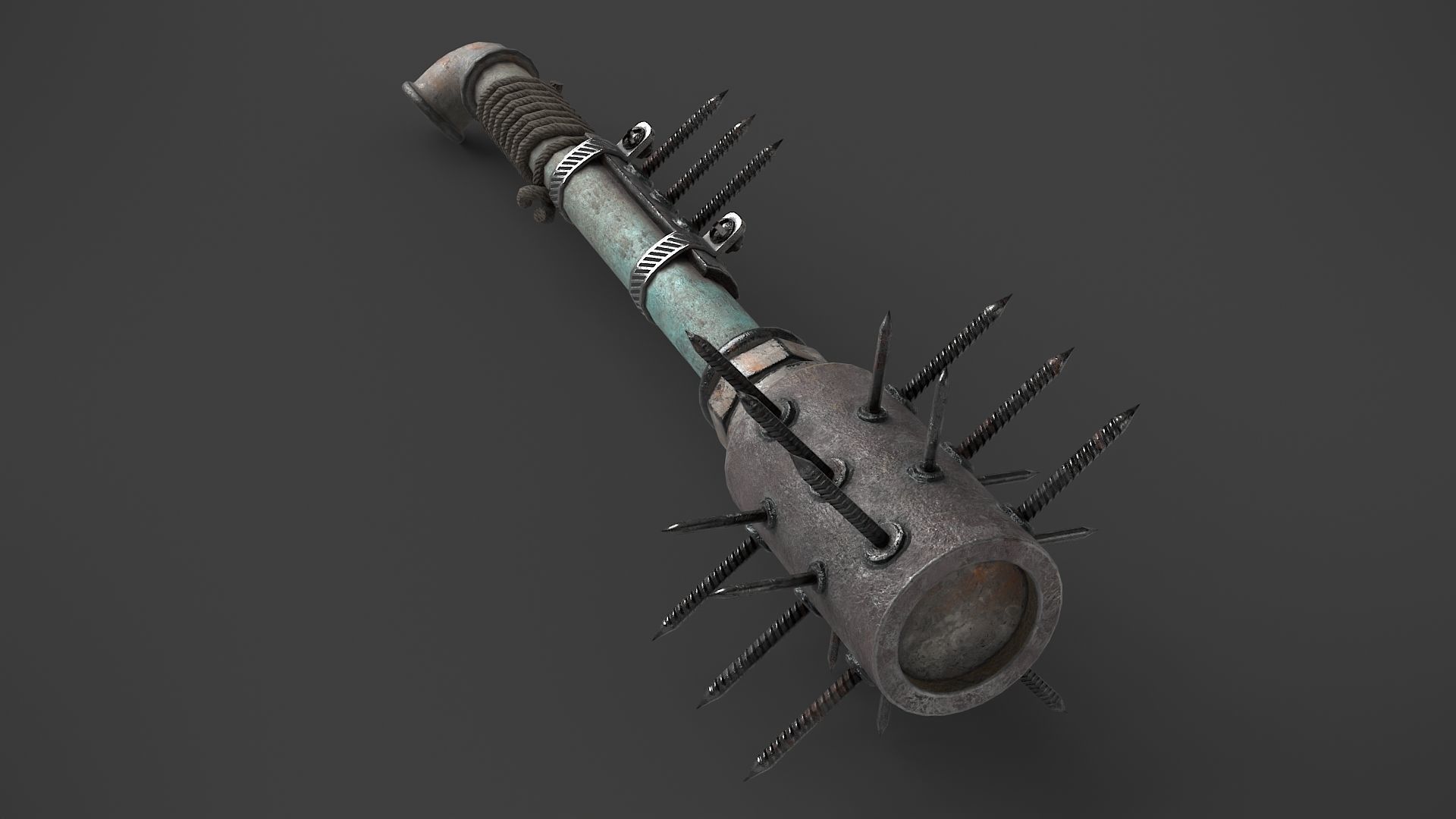 Modifiable Strike Weapon 05 Low-poly 3D model_4