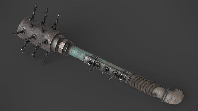 Modifiable Strike Weapon 05 Low-poly 3D model