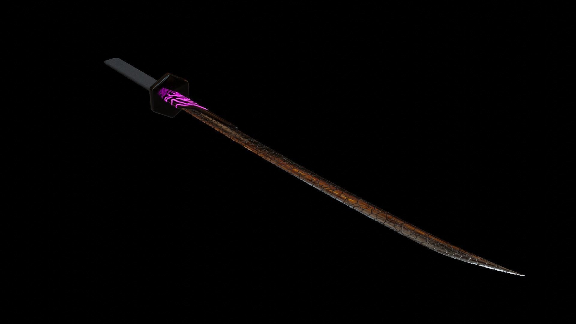 Thousand Demon Daggers from scissor Seven Low-poly 3D model_11