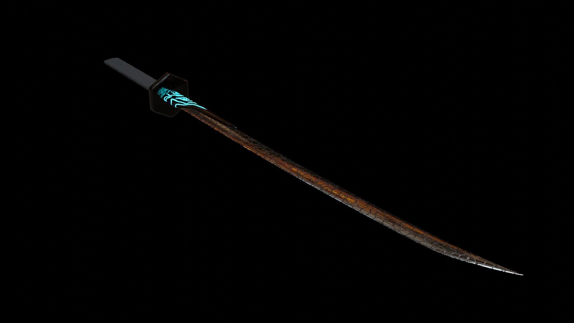 Thousand Demon Daggers from scissor Seven Low-poly 3D model_10