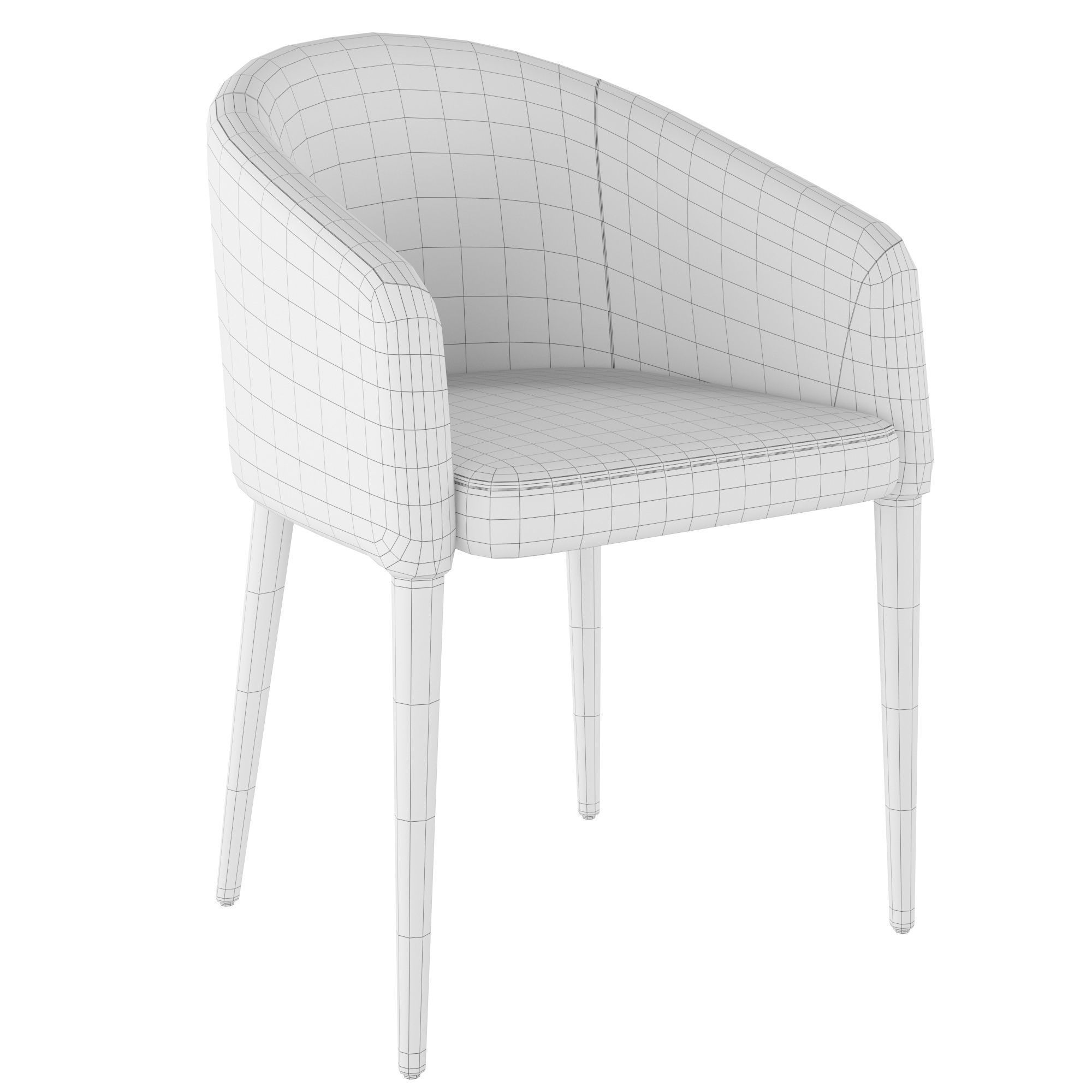 Chair Calidez DC685 3D model_1