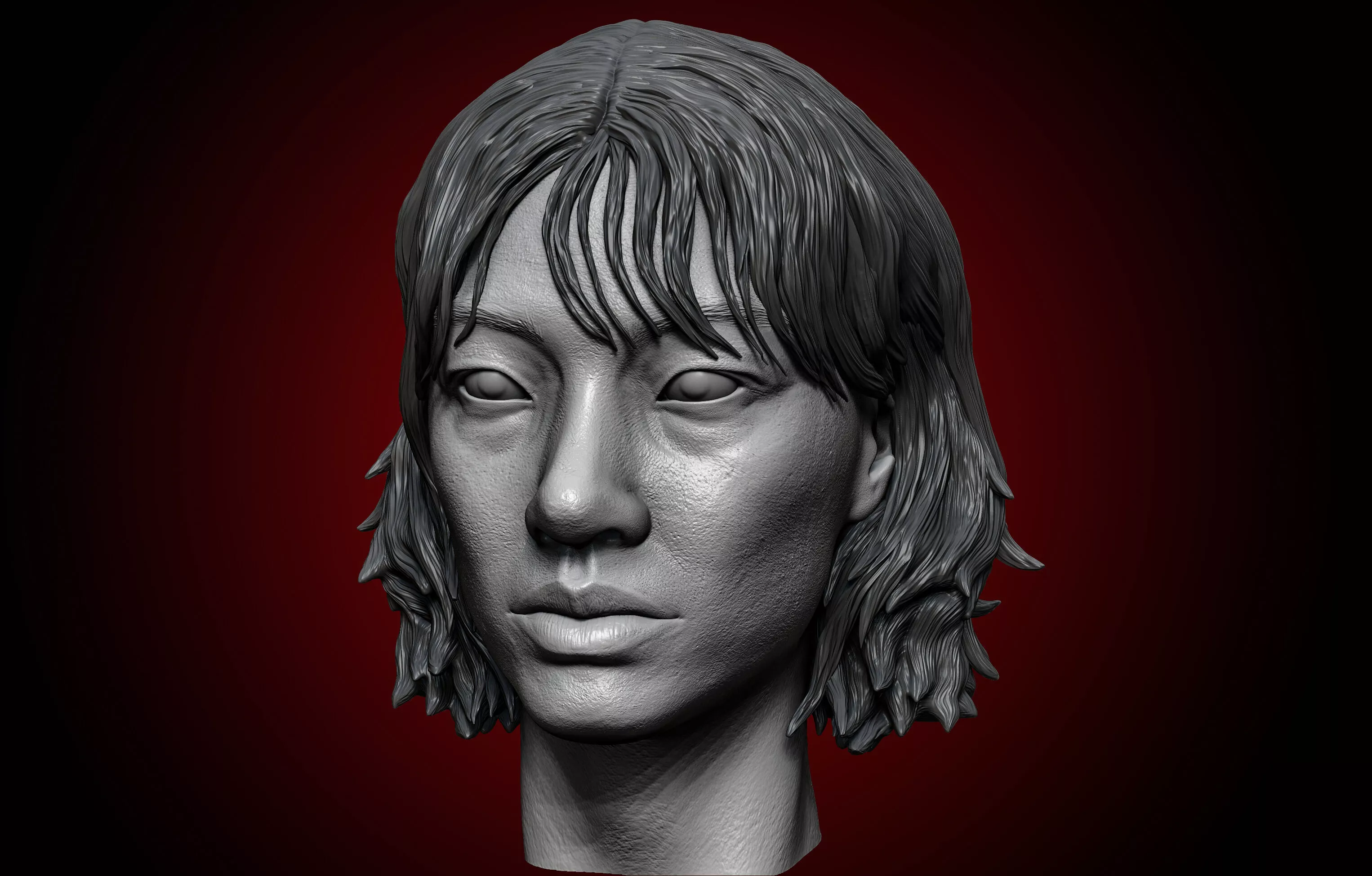 Player 067-Squid Game-Hoyeon Jung Head 3D print model