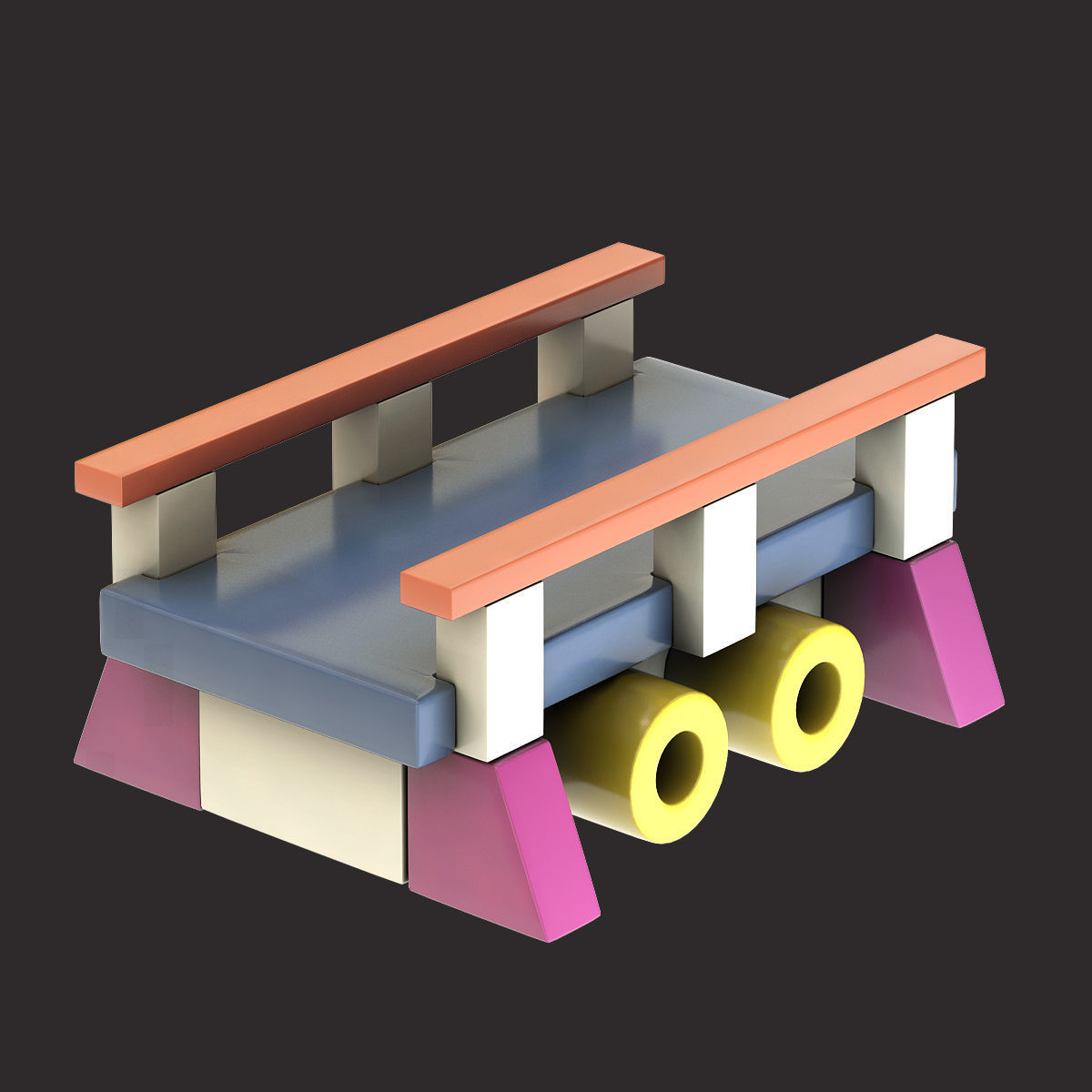 low poly game assets pack 3d model Low-poly 3D model_7