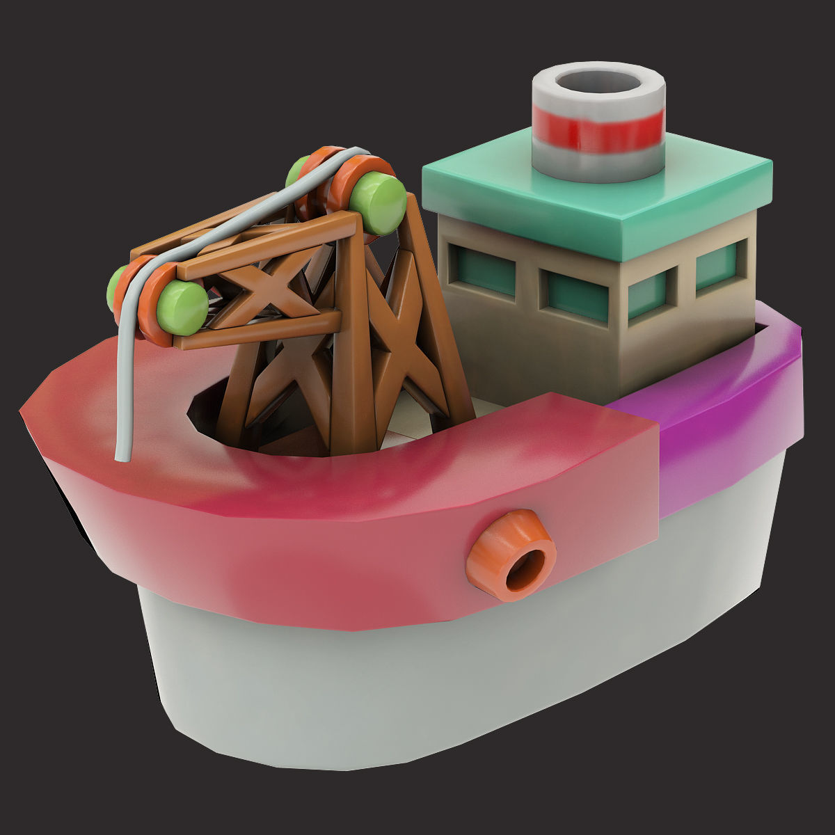 low poly game assets pack 3d model Low-poly 3D model_11