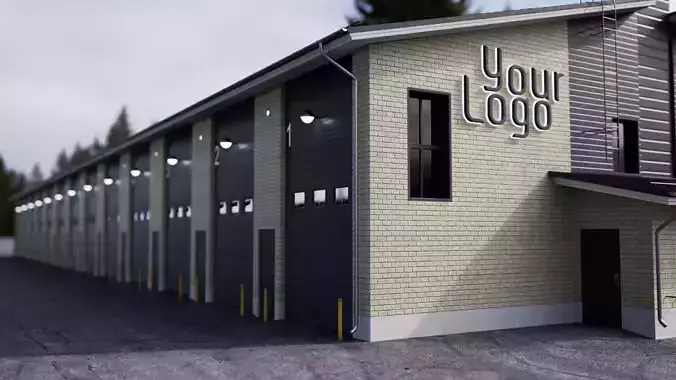 Warehouse Exterior 3D model