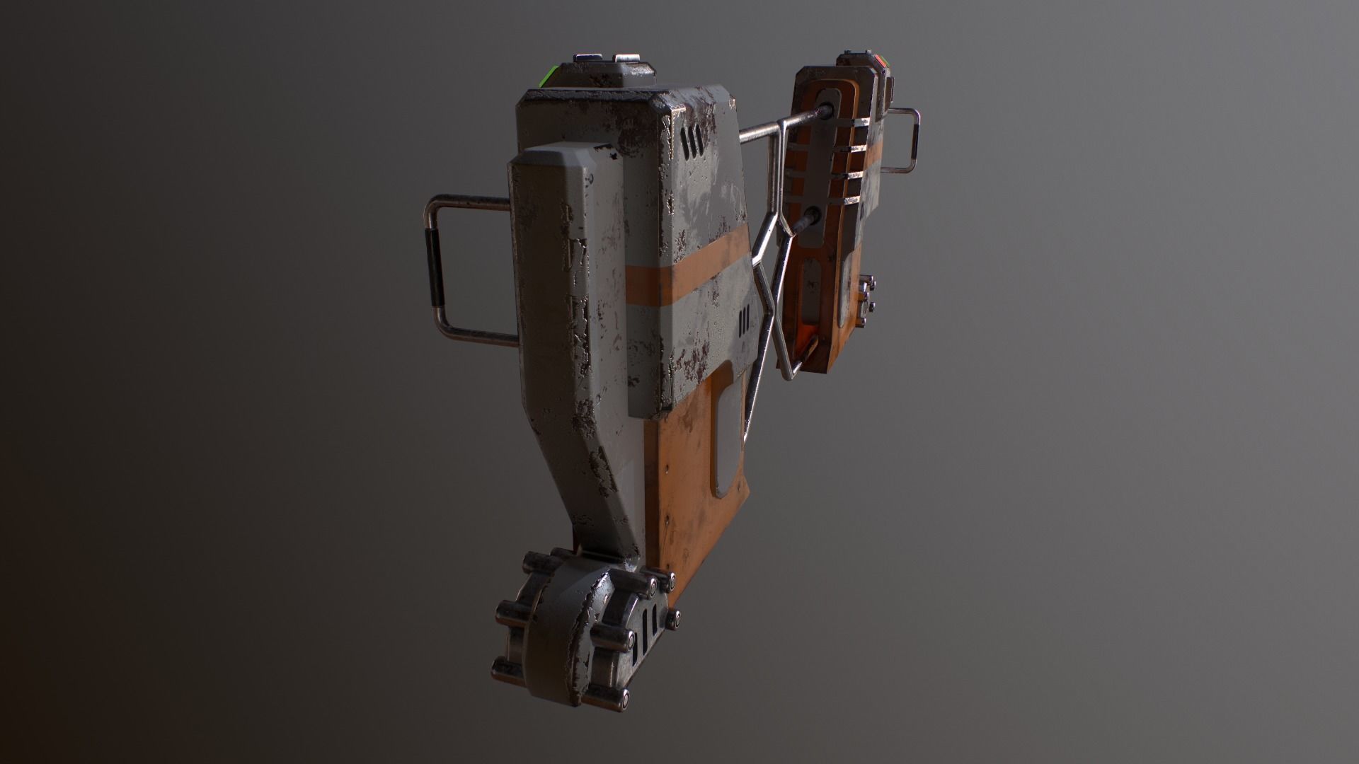 Turnstile star wars force awakens gate Low-poly 3D model_5