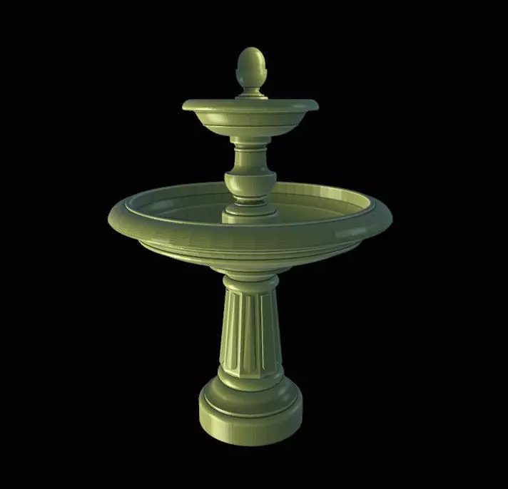 Fountain Architectural Exterior Plant 3D models 3D model_0