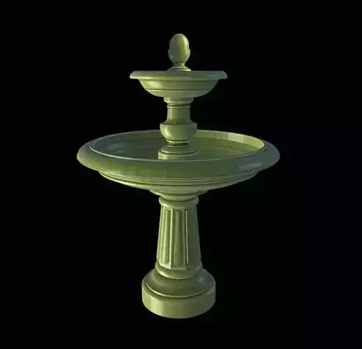 Fountain Architectural Exterior Plant 3D models