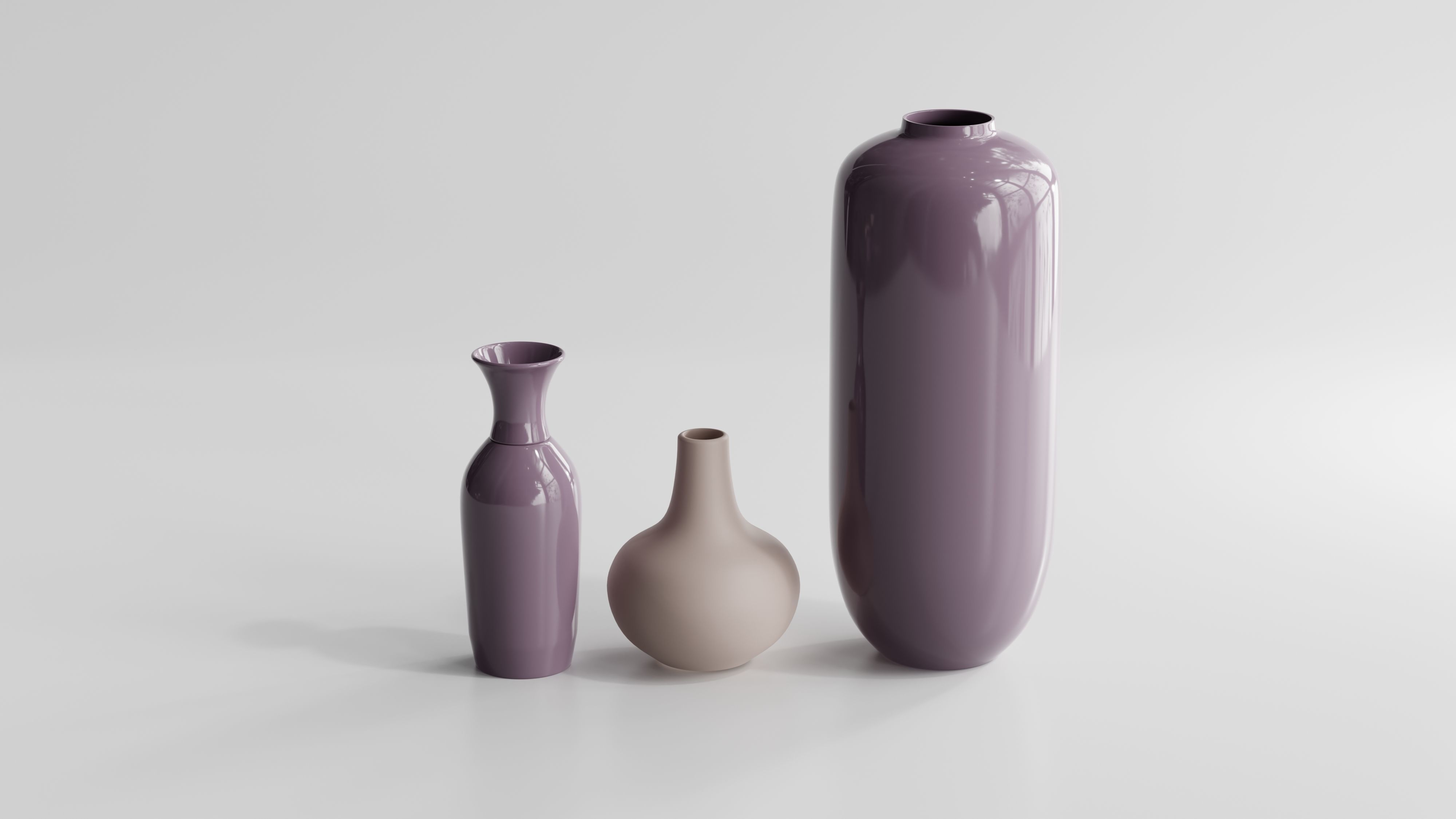 Decorative Porcelain Set 3D model_9