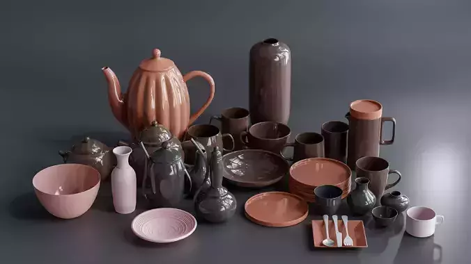 Decorative Porcelain Set