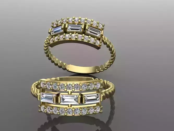 baguette ring