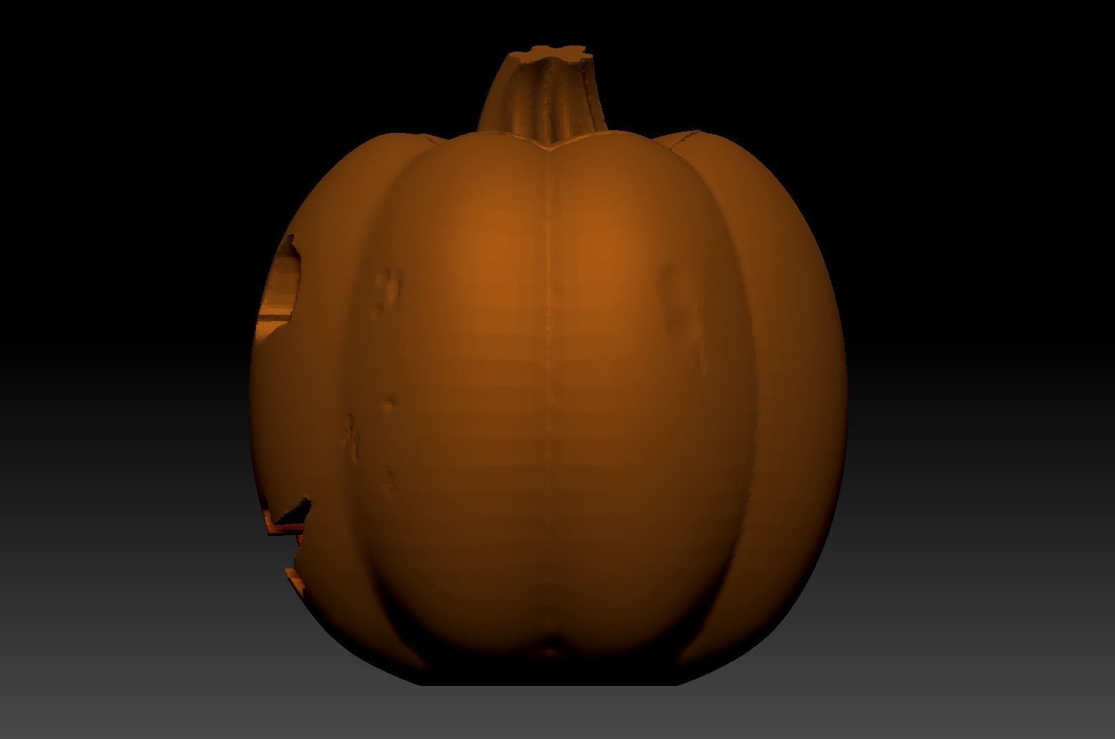 Halloween Pumpkin 1978 John Carpenter style 3D print model_1