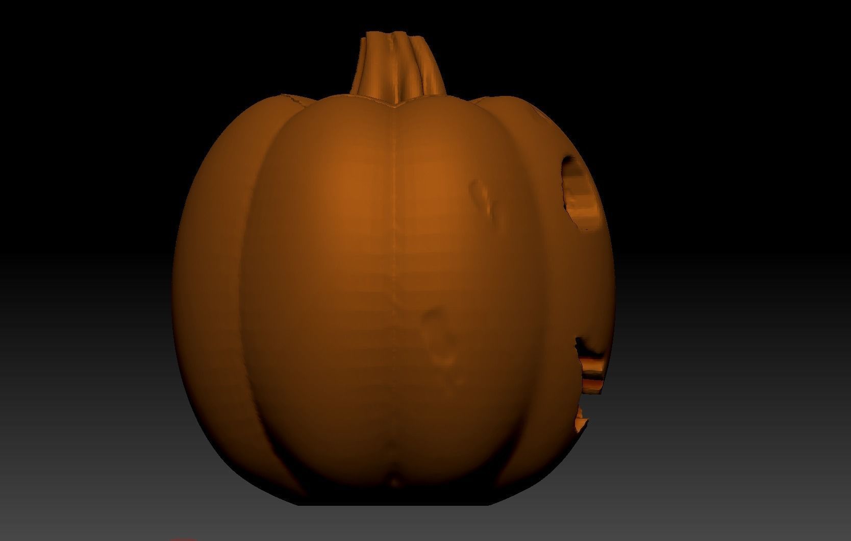 Halloween Pumpkin 1978 John Carpenter style 3D print model_2