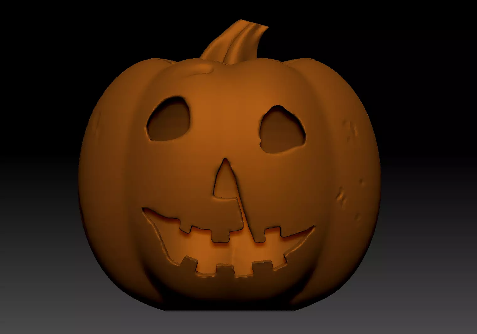 Halloween Pumpkin 1978 John Carpenter style 3D print model_0