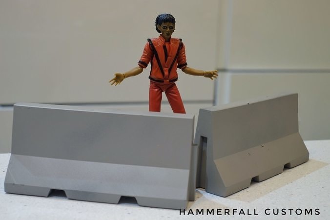 Jersey Barriers 3D print model