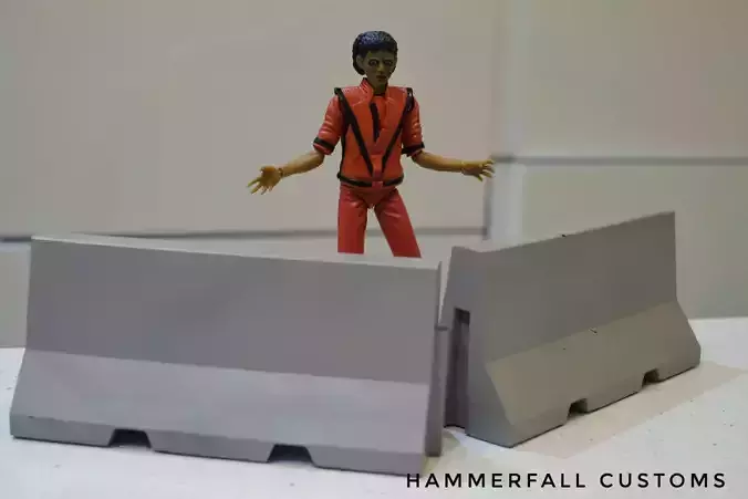 Jersey Barriers 3D print model