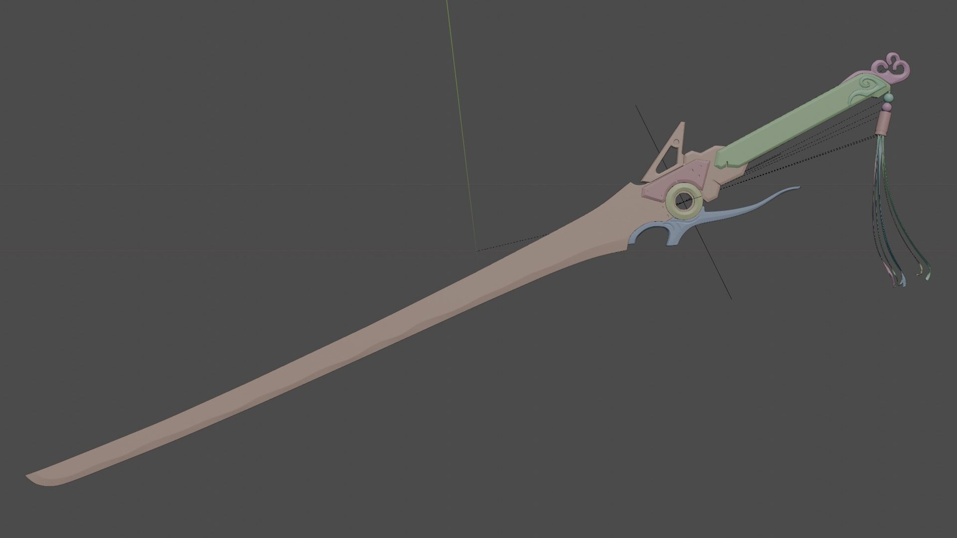 Punishing Gray Raven Lucia weapon pink sakura printing model 3D print model_5