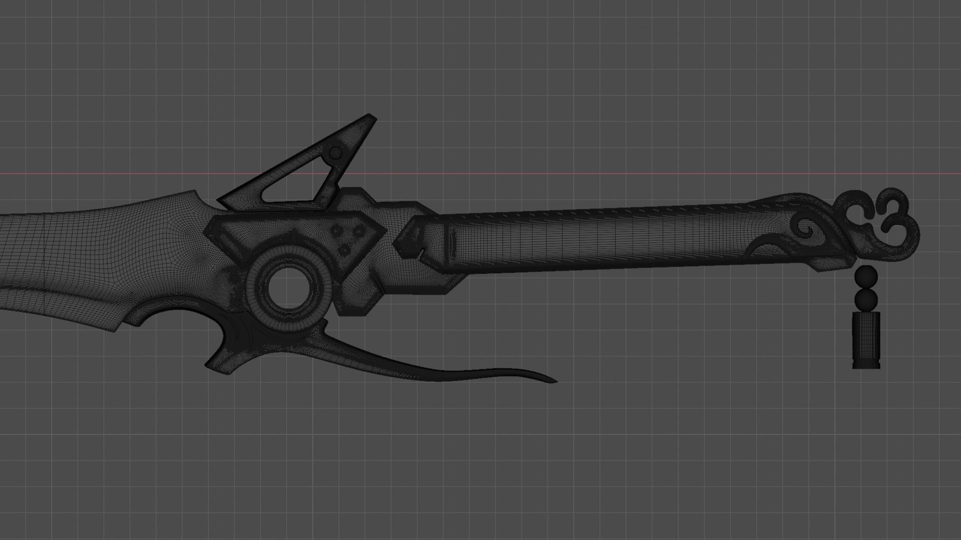 Punishing Gray Raven Lucia weapon pink sakura printing model 3D print model_9