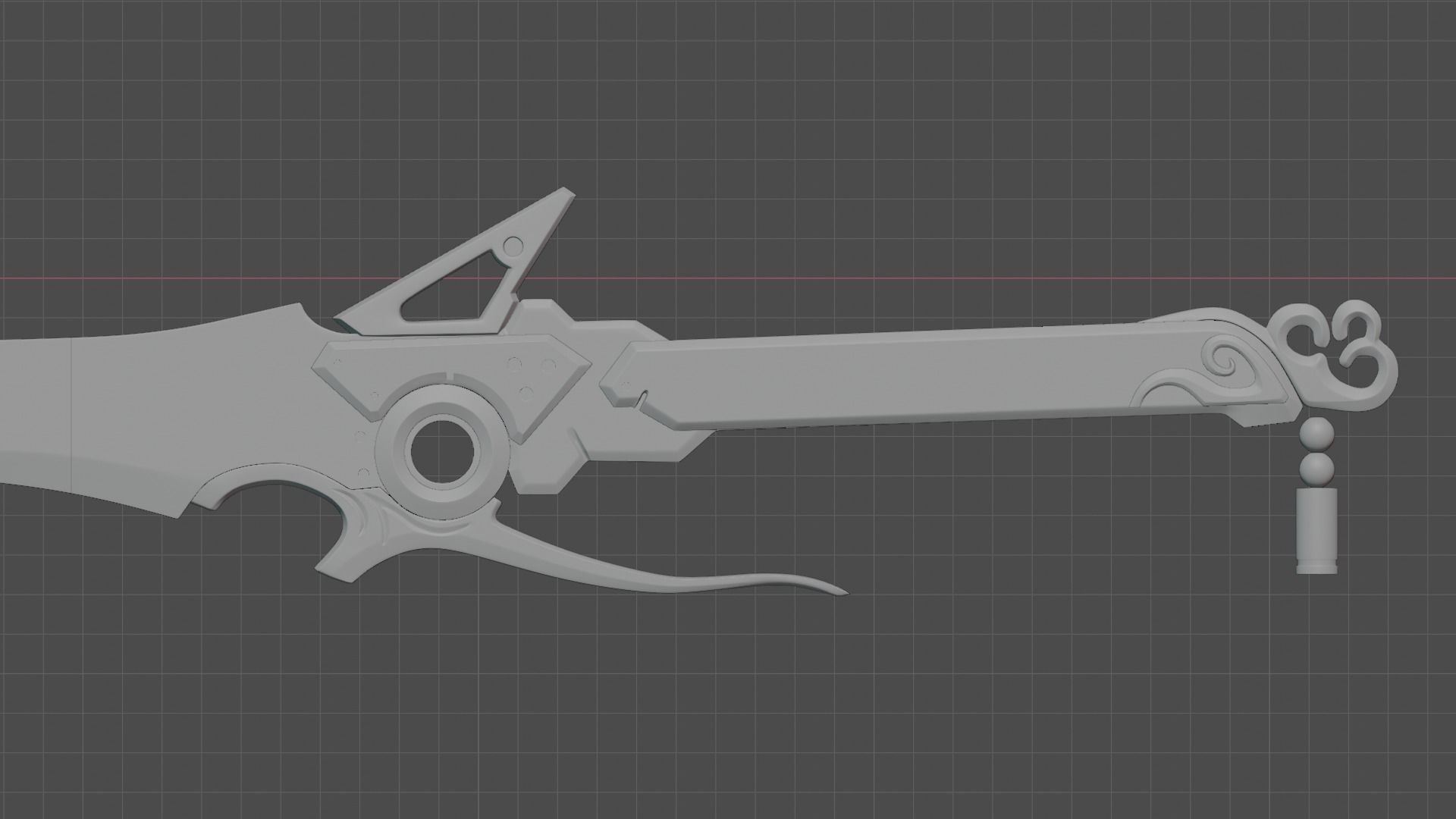 Punishing Gray Raven Lucia weapon pink sakura printing model 3D print model_8