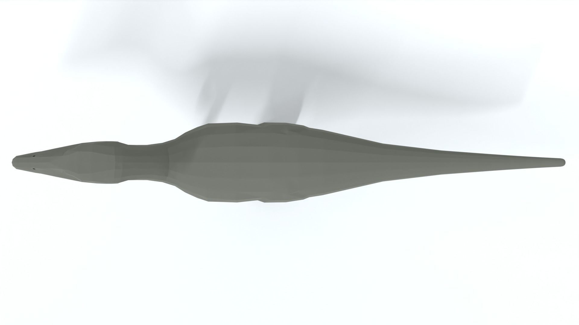 Low Poly Cartoon Baryonyx Dinosaur Low-poly 3D model_8