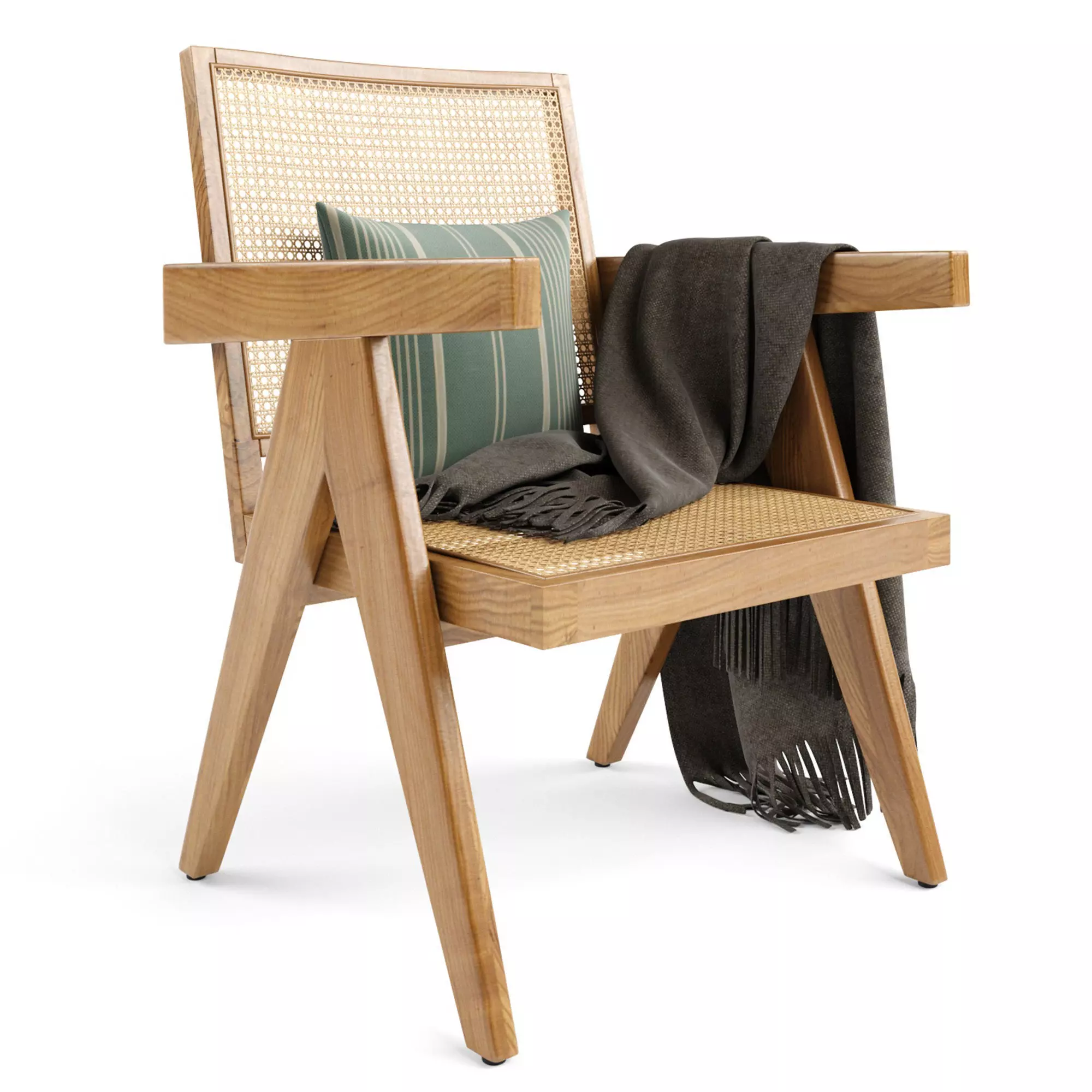 Loungesessel Sissi mit Wiener Geflecht 3D model