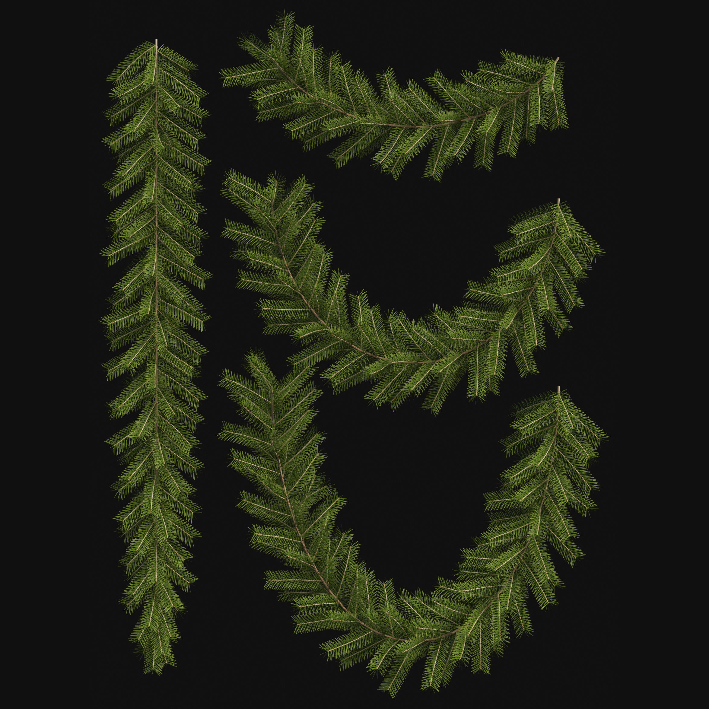 Garlands 04 3D model_3