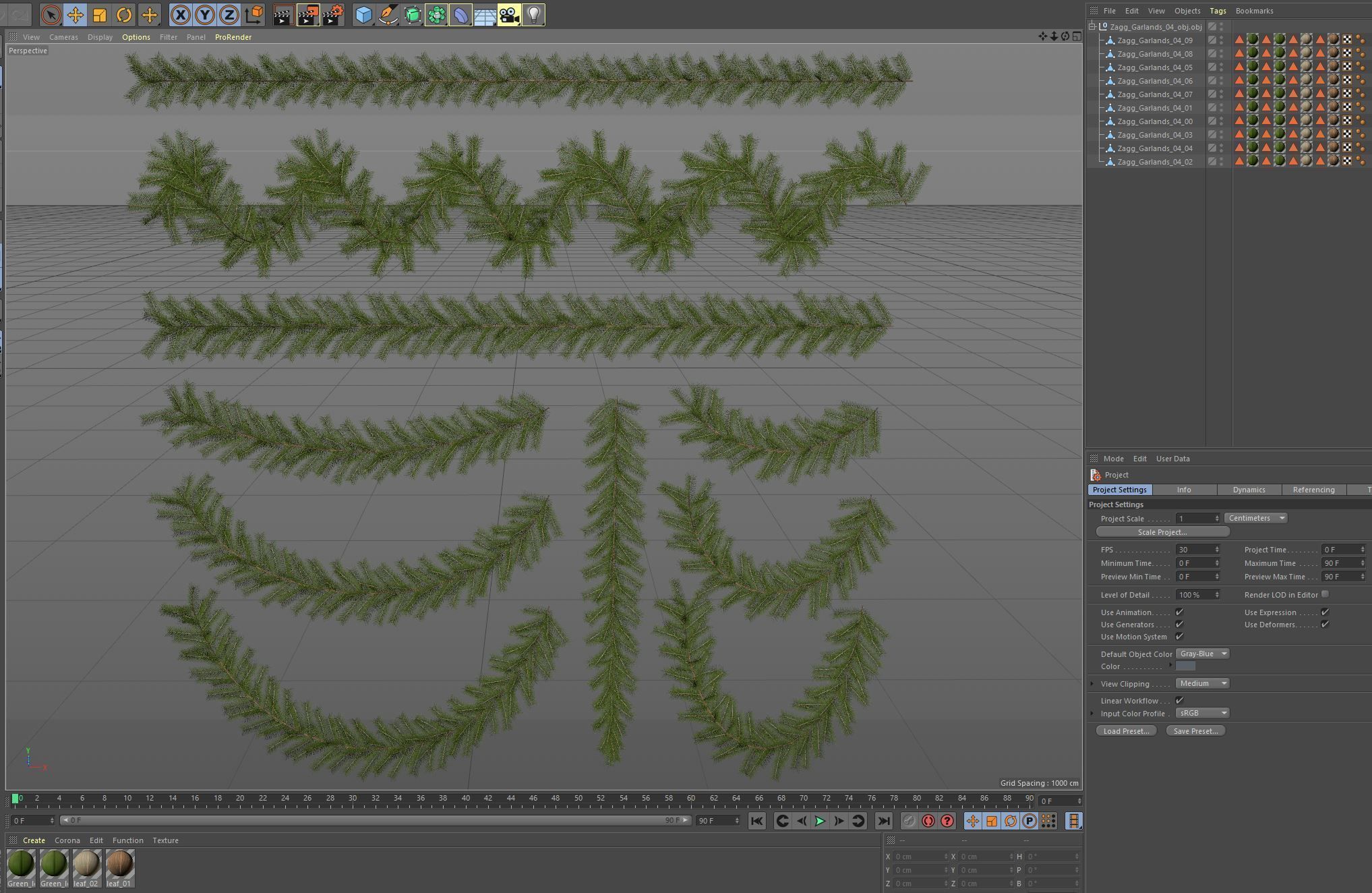 Garlands 04 3D model_6
