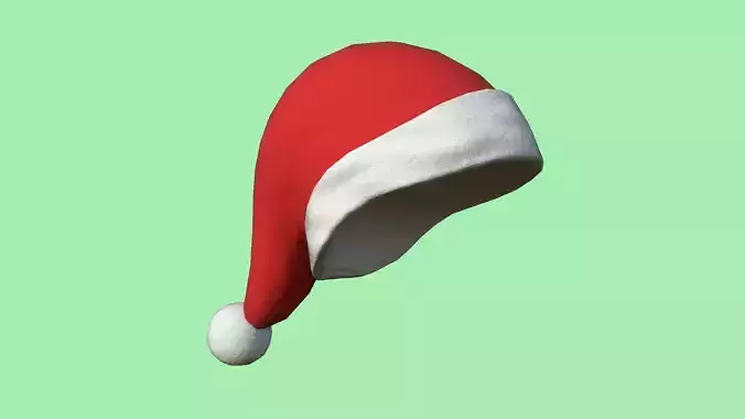 Santa Claus Hat 01 Red - Character Design Fashion