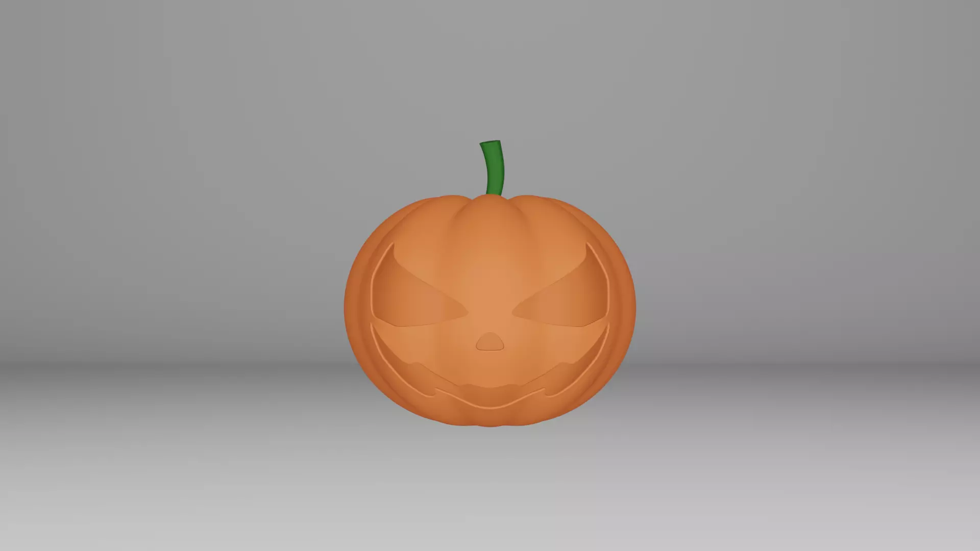 Decorative pumpkin for Halloween 3D print model_0