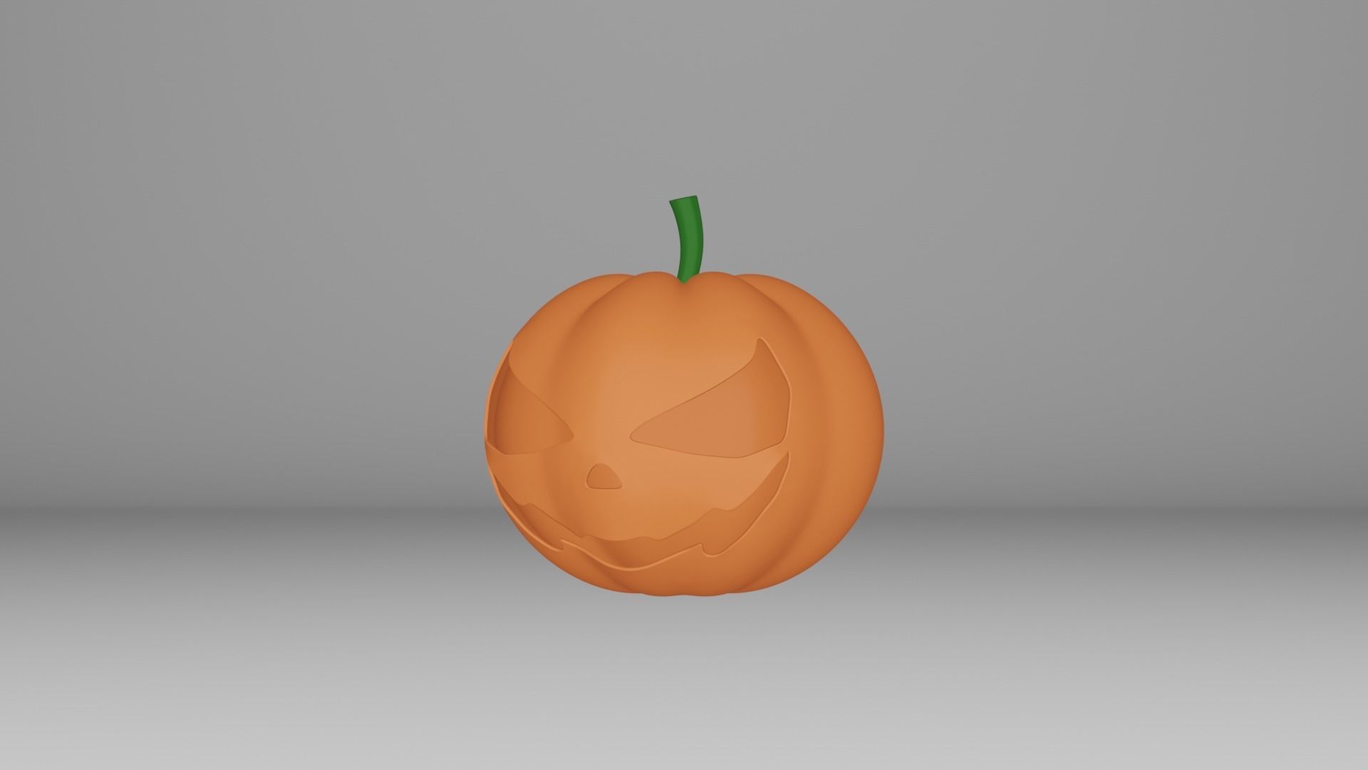 Decorative pumpkin for Halloween 3D print model_1