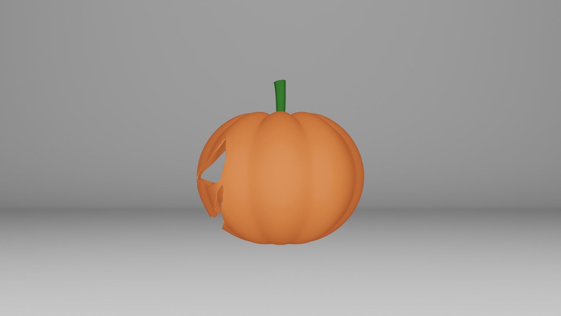 Decorative pumpkin for Halloween 3D print model_2
