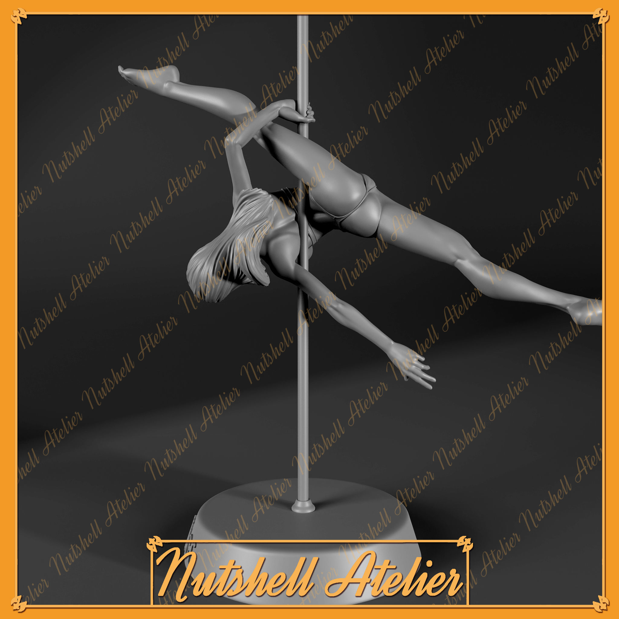 Nutshell Atelier - Pose 03 Open allegra -NSFW 3D print model_4
