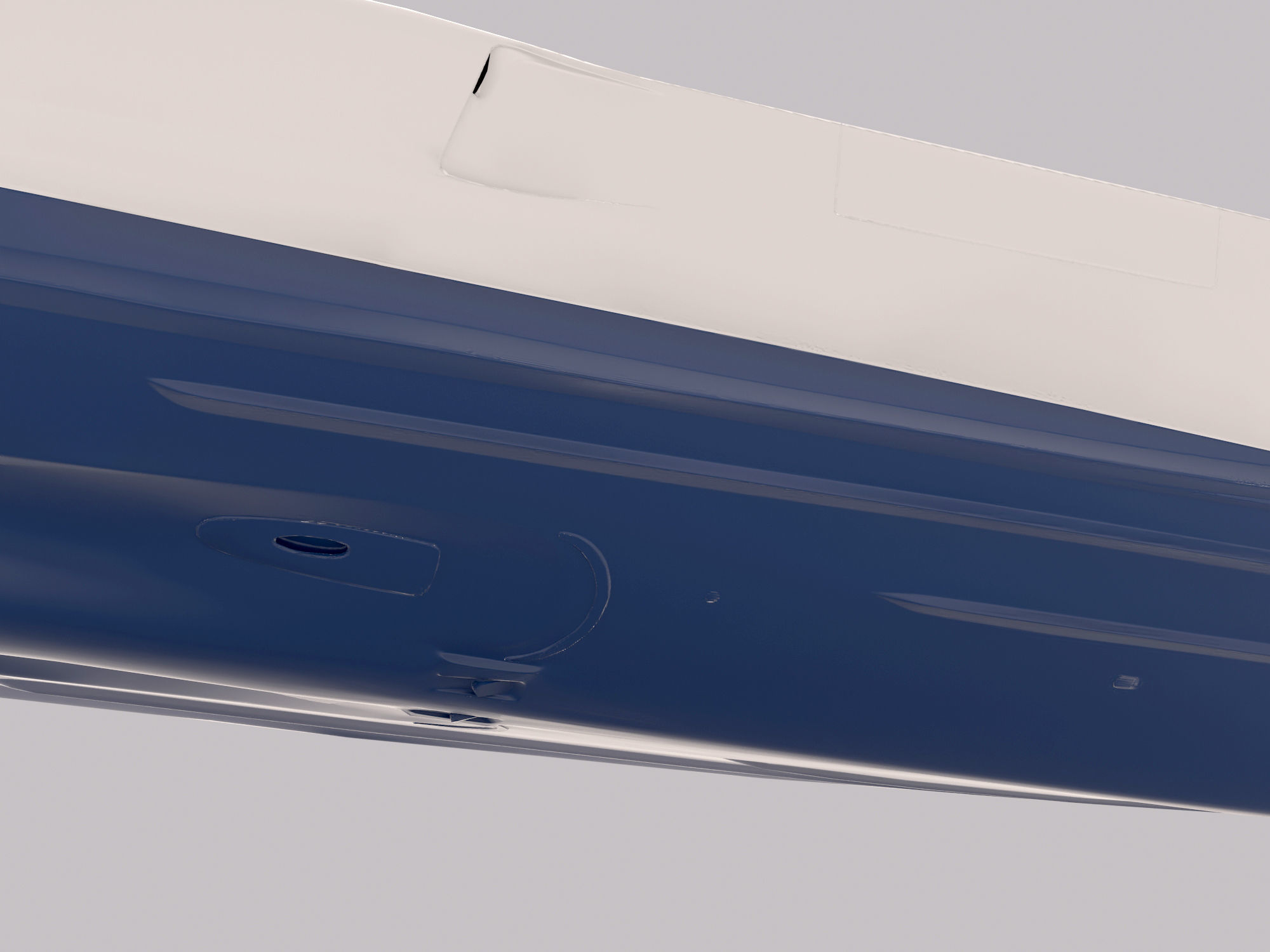 Yacht hull clean and ruined Low-poly 3D model_21