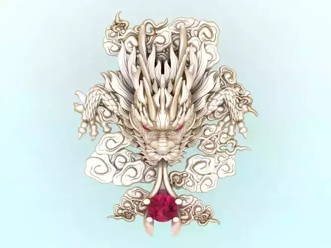 Dragon for jewelry - Dragon for pendant - N1006