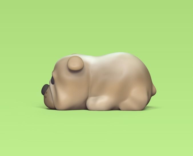 Cute Shar Pei 3D print model_1