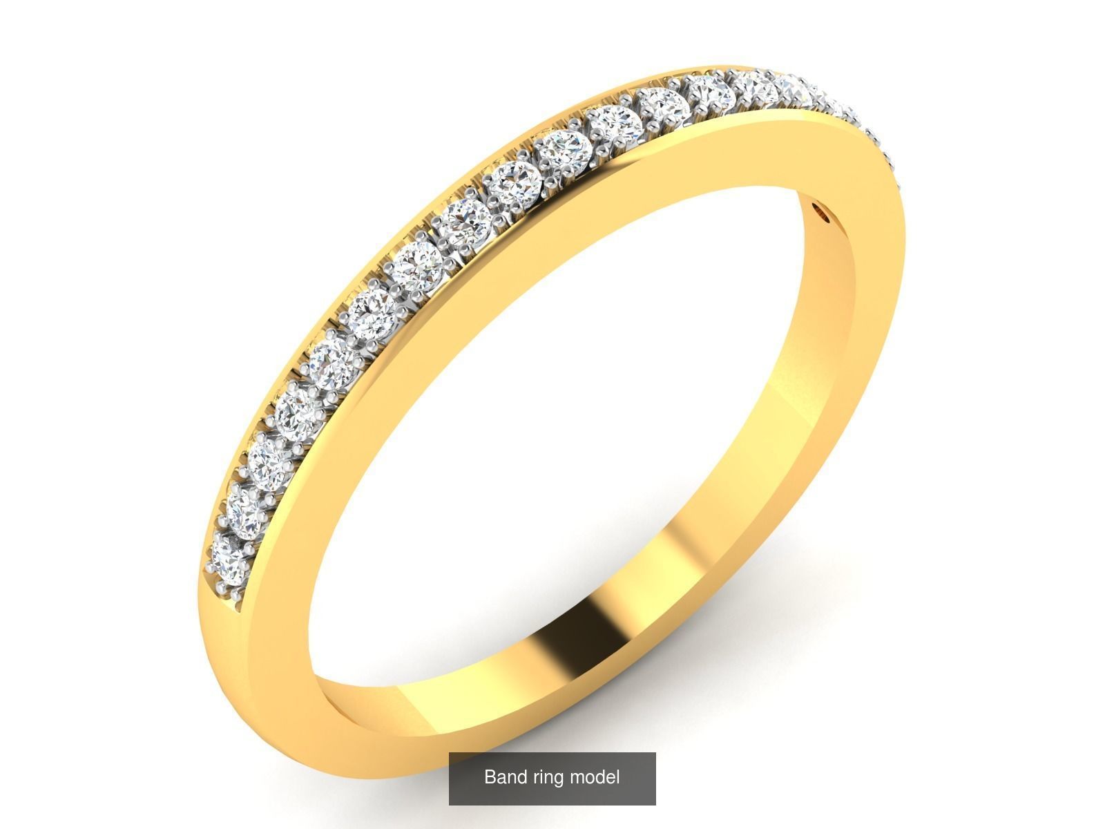 56 Band ring with renders 3dm 3D Model Collection_7