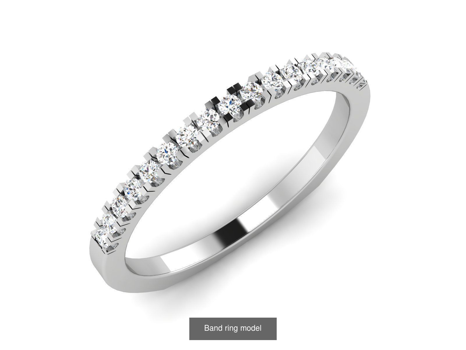 56 Band ring with renders 3dm 3D Model Collection_11