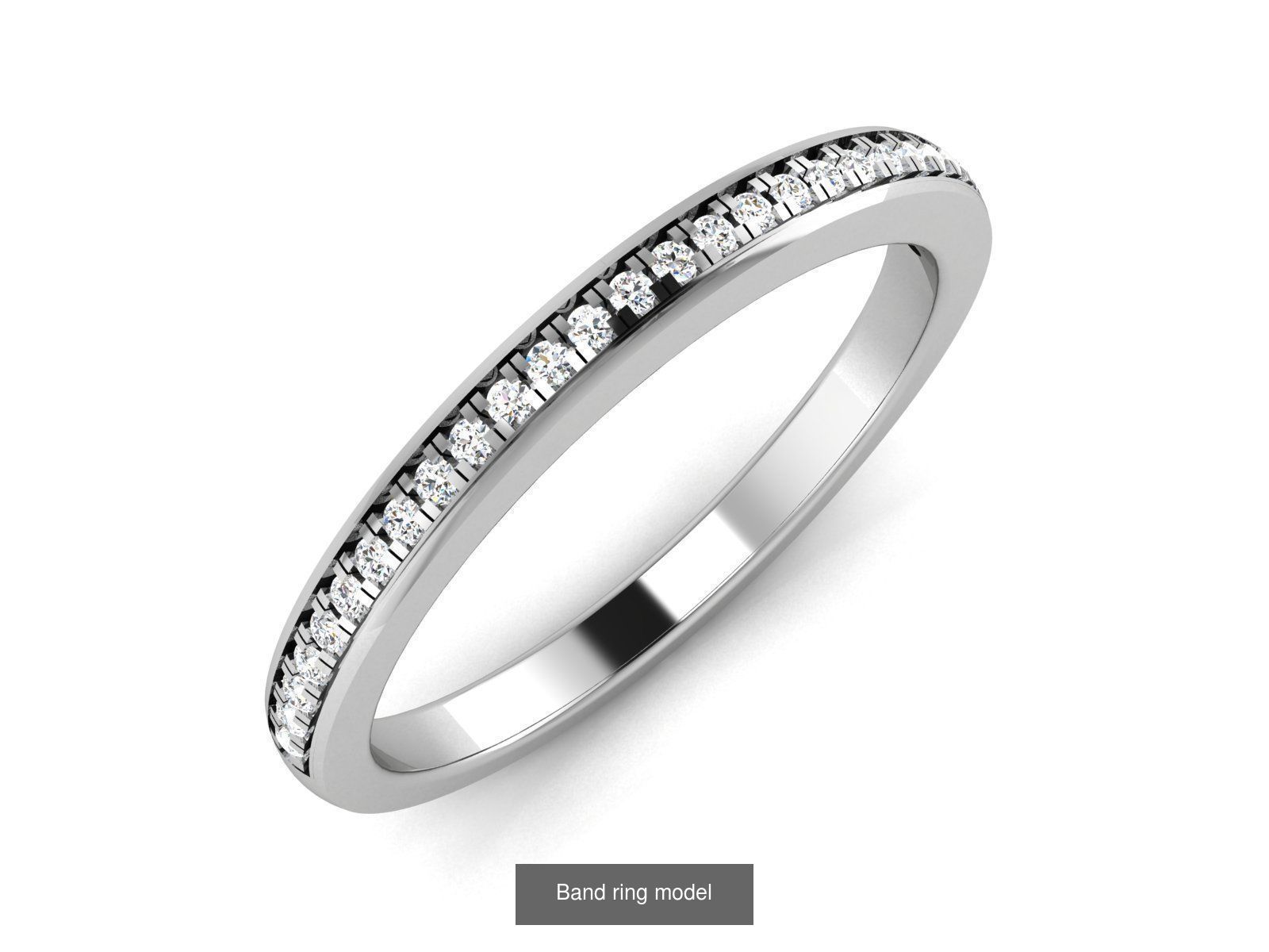 56 Band ring with renders 3dm 3D Model Collection_12