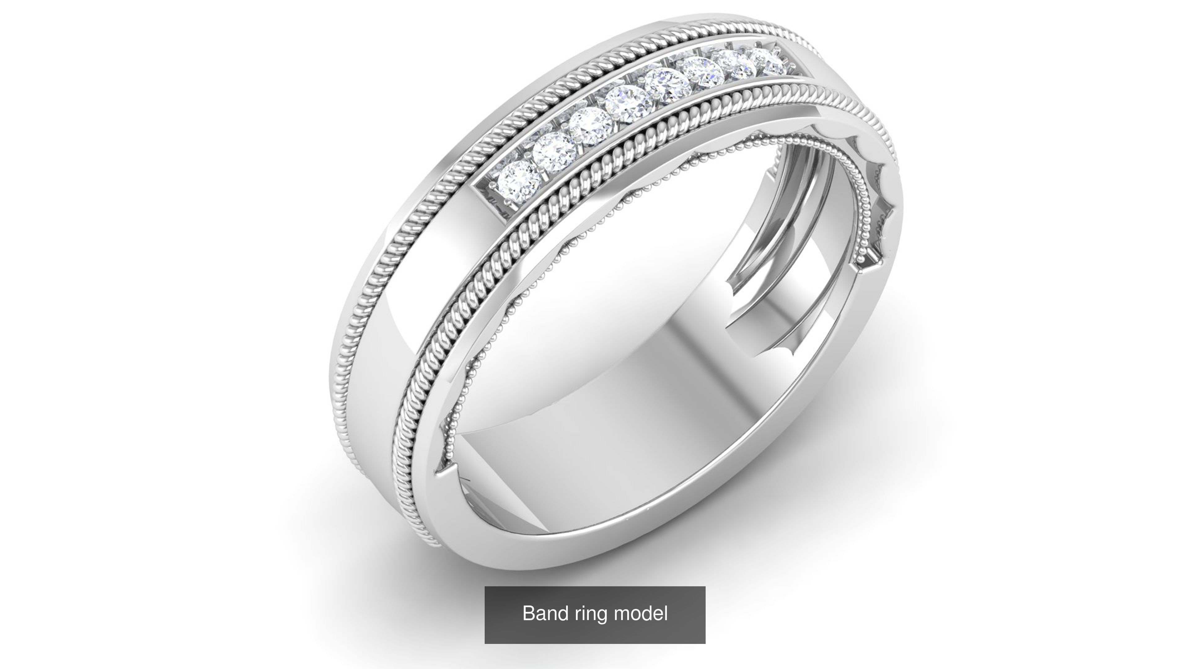 56 Band ring with renders 3dm 3D Model Collection_42