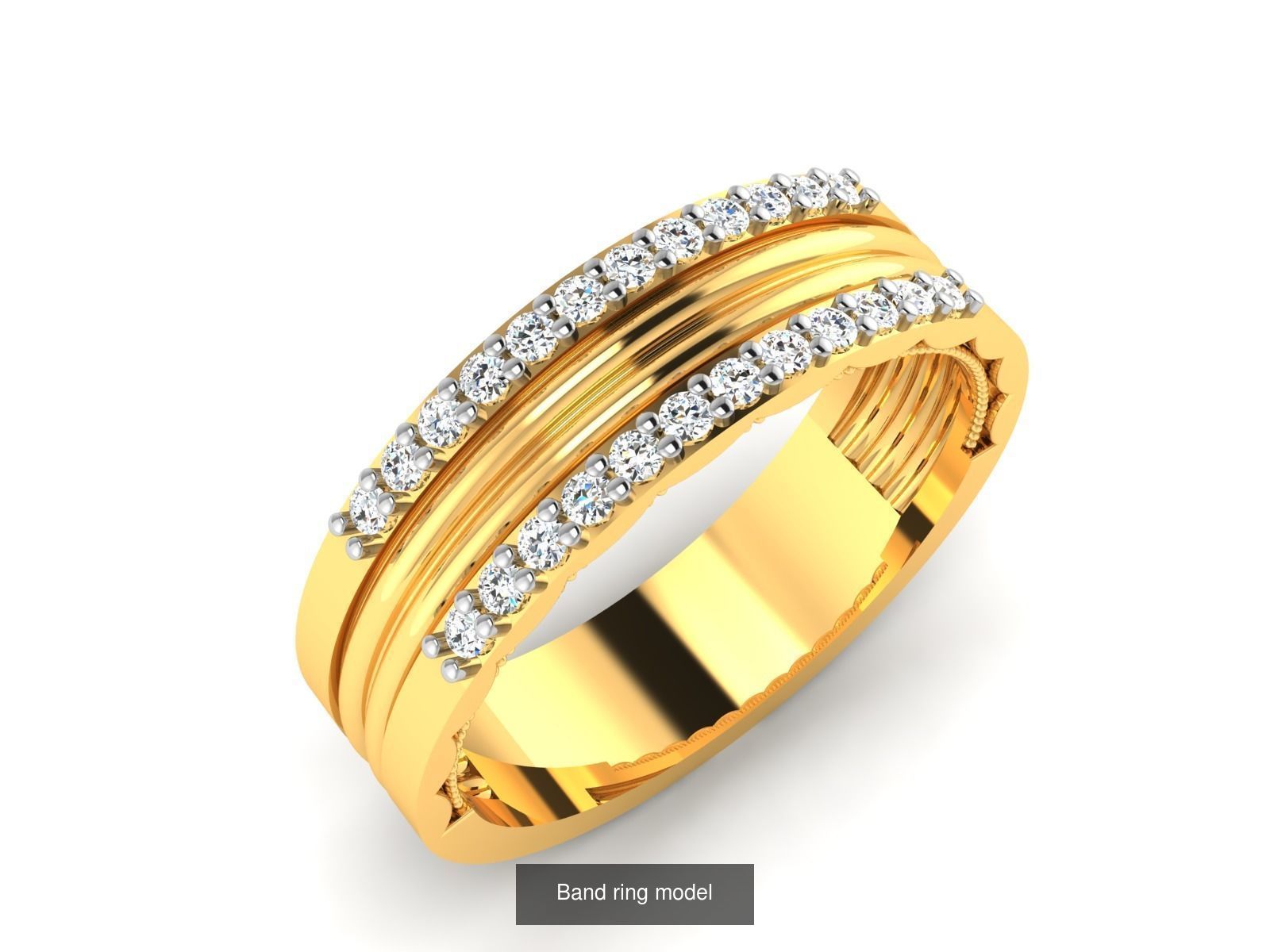 56 Band ring with renders 3dm 3D Model Collection_39