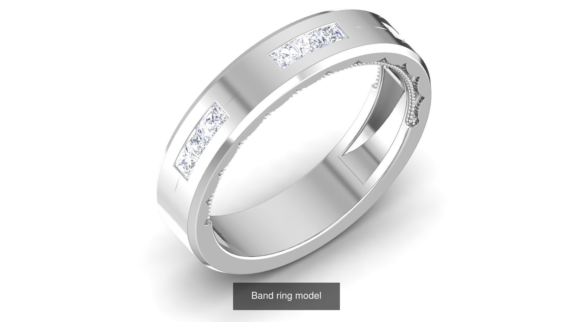 56 Band ring with renders 3dm 3D Model Collection_41