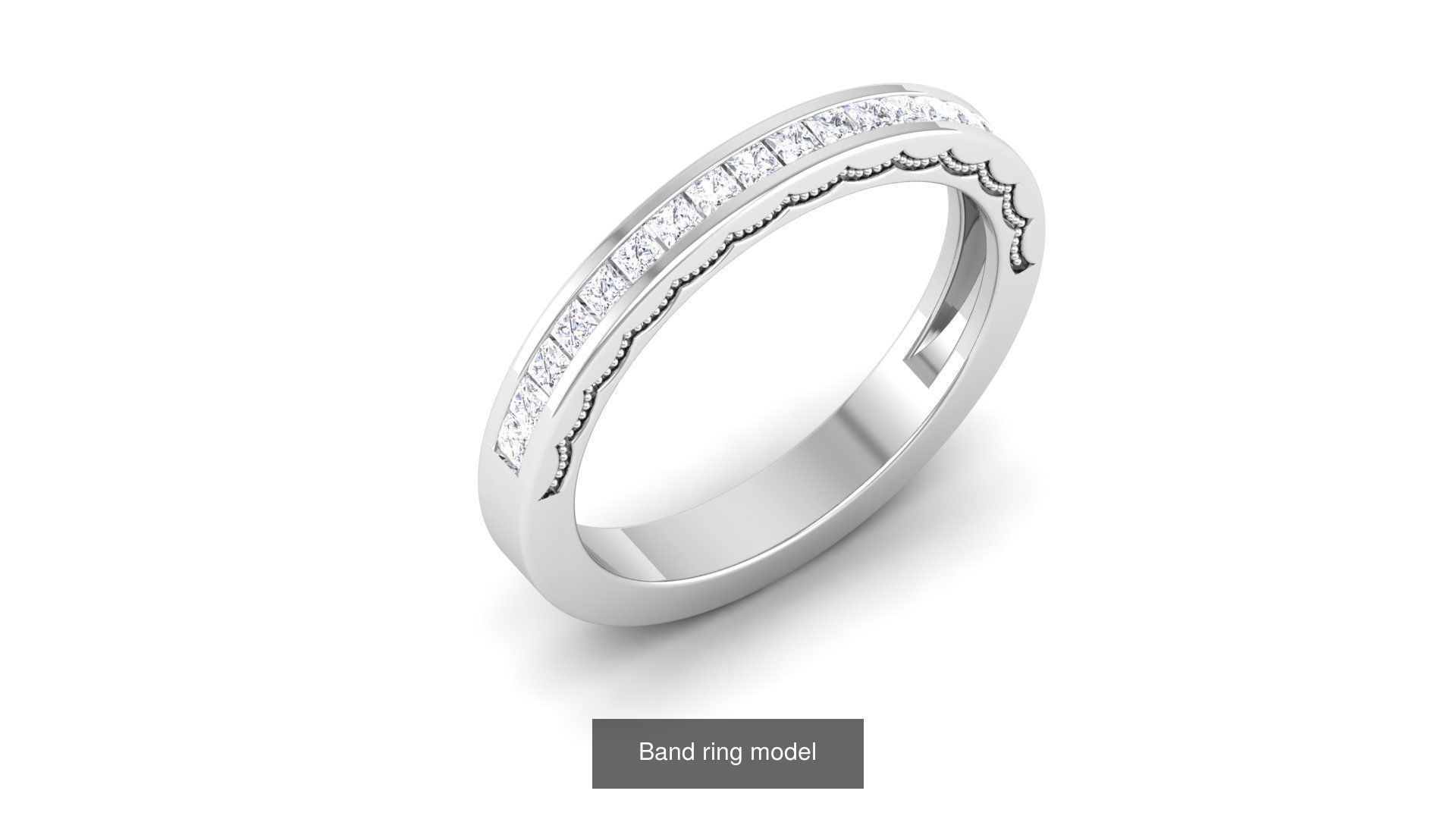 56 Band ring with renders 3dm 3D Model Collection_57