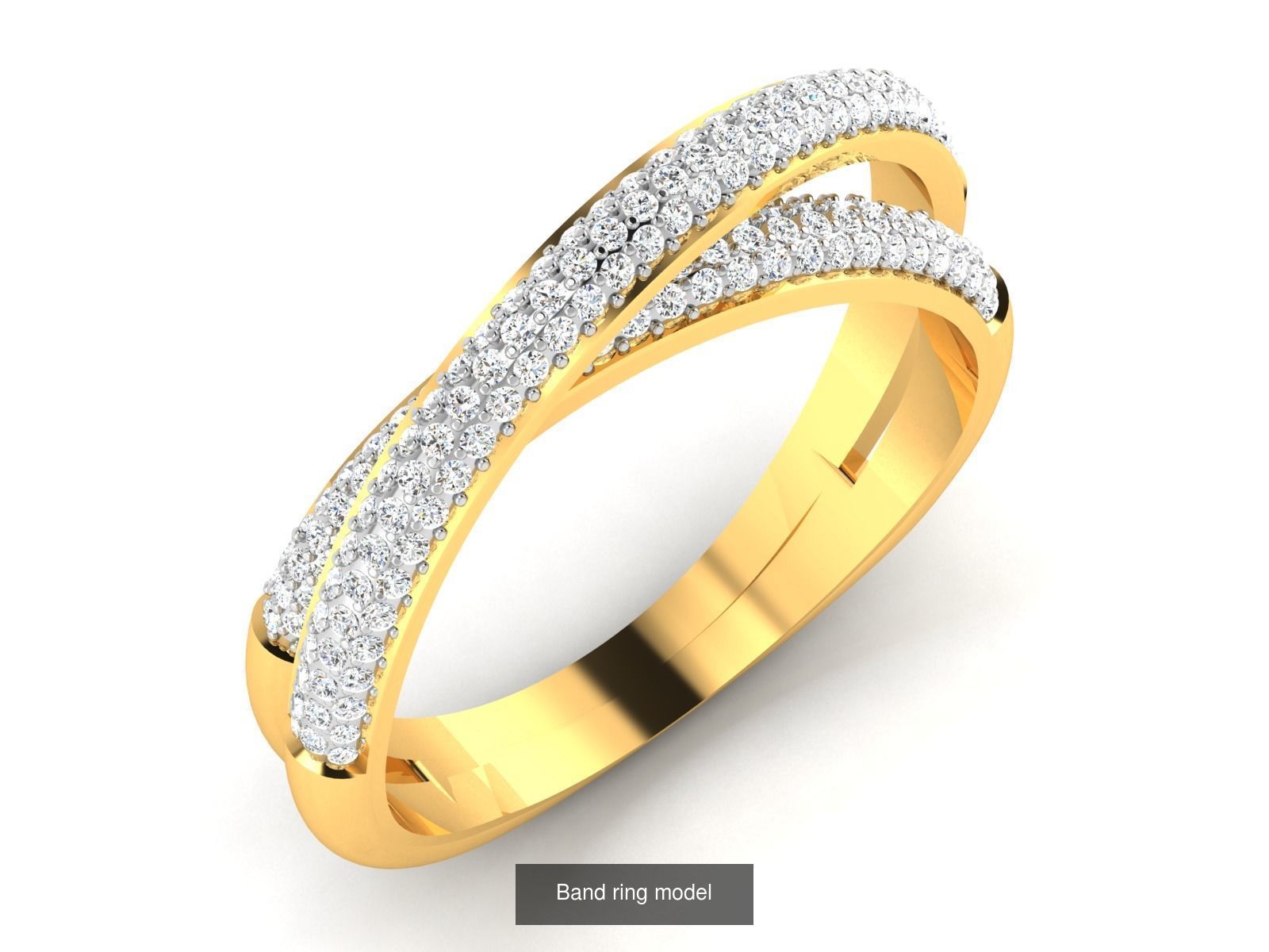 56 Band ring with renders 3dm 3D Model Collection_8